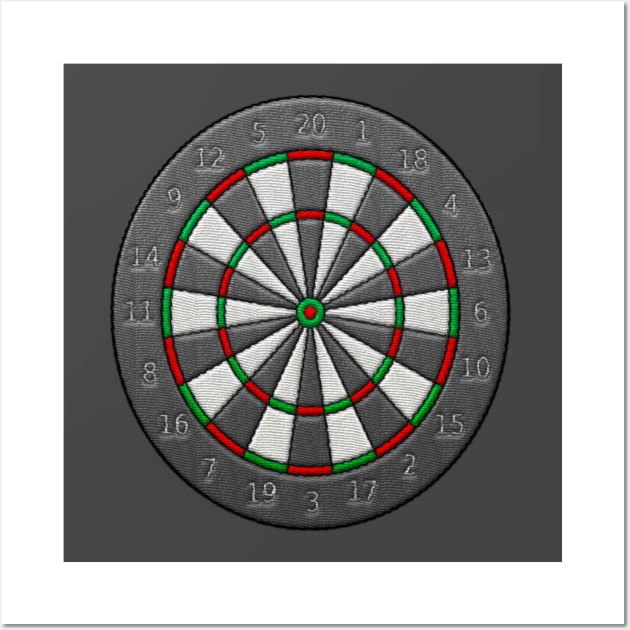 Dartboard Wall Art by aaallsmiles